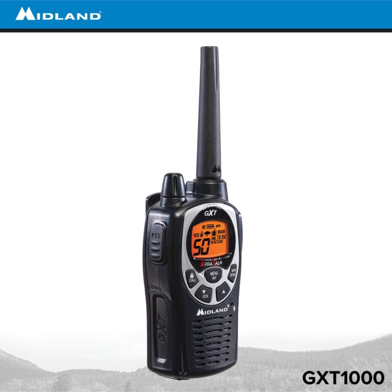 Midland GXT1000VP4 50 Channel GMRS Two-Way Radio - Up to 36 Mile Range Walkie Talkie - Black/Silver (Pack of 6) - Image 3