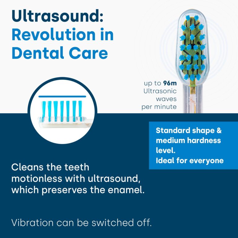 Emmi-dent Special Needs Electric Toothbrush. 100% Ultrasound Cleans Completely Silently, Without Vibrations, Without Brushing. Best for high Sensory Sensitivity (e.g., Autism Spectrum, Painful Gums). - Image 2