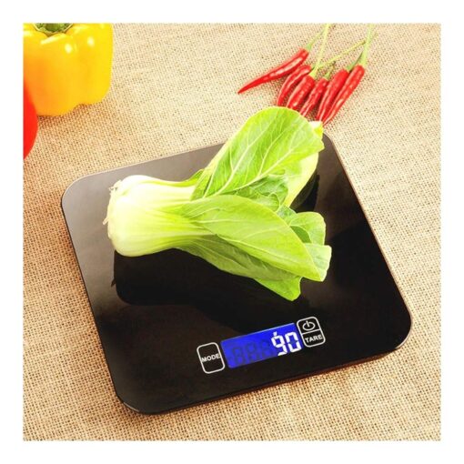Ultra-Thin 15KG Digital Kitchen Scale Waterproof Precision Baking Food Scale Platform Metering Weighing Balance Electronic Scale (Color : 5kg/1g) (5kg/1g) (15kg/1g)