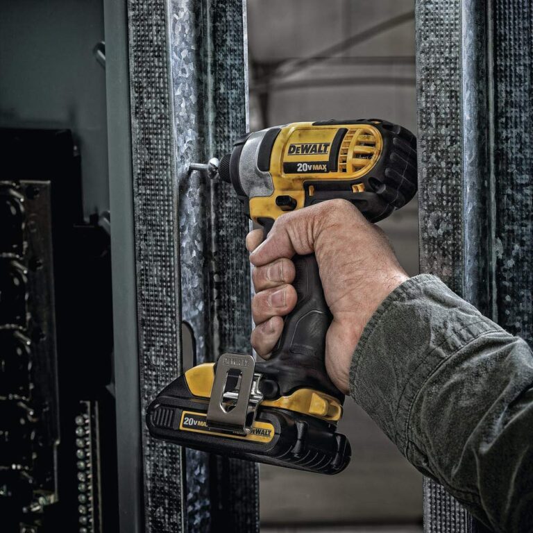 DEWALT - DEWDCF885C2 20V MAX Cordless Drill Impact Driver Kit, 1/4-Inch (DCF885C2) yellow/black - Image 3