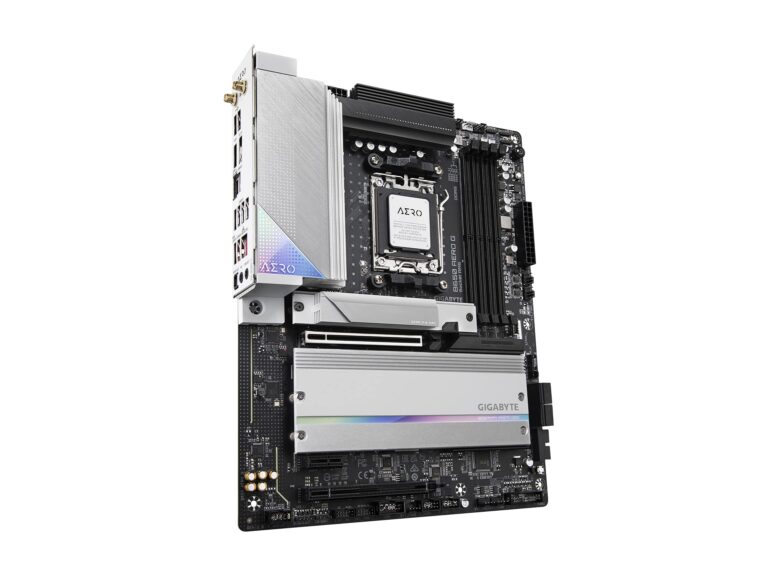 GIGABYTE B650 AERO G (AM5/ LGA 1718/ AMD B650/ ATX/ 5-Year Warranty/ DDR5/ PCIe 5.0 M.2/ PCIe 5.0/ USB 3.2 Gen2X2 Type-C/Wi-Fi 6E/ Intel 2.5GbE LAN/Motherboard) - Image 4