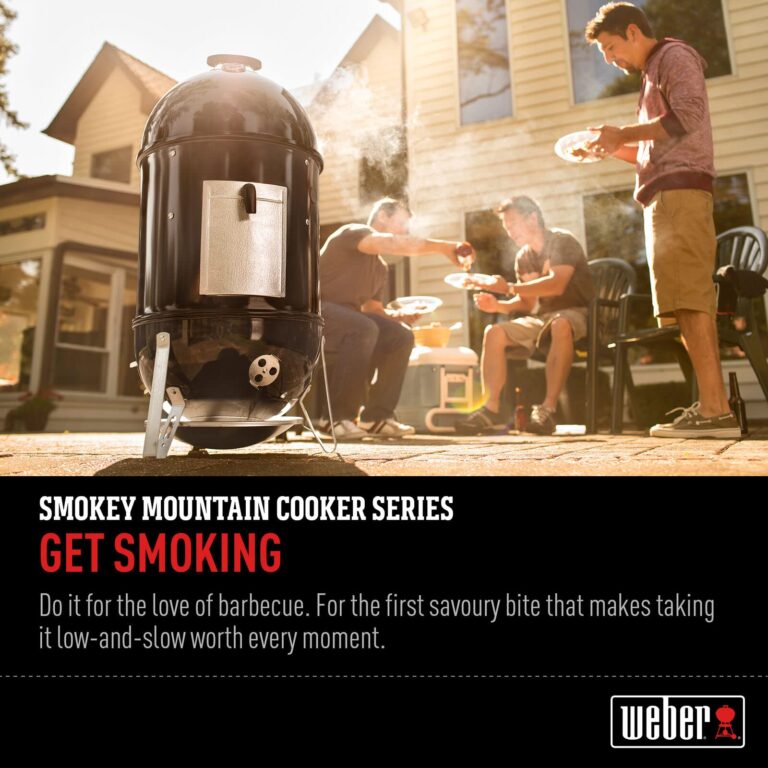 Weber 14-inch Smokey Mountain Cooker, Charcoal Smoker - Image 7