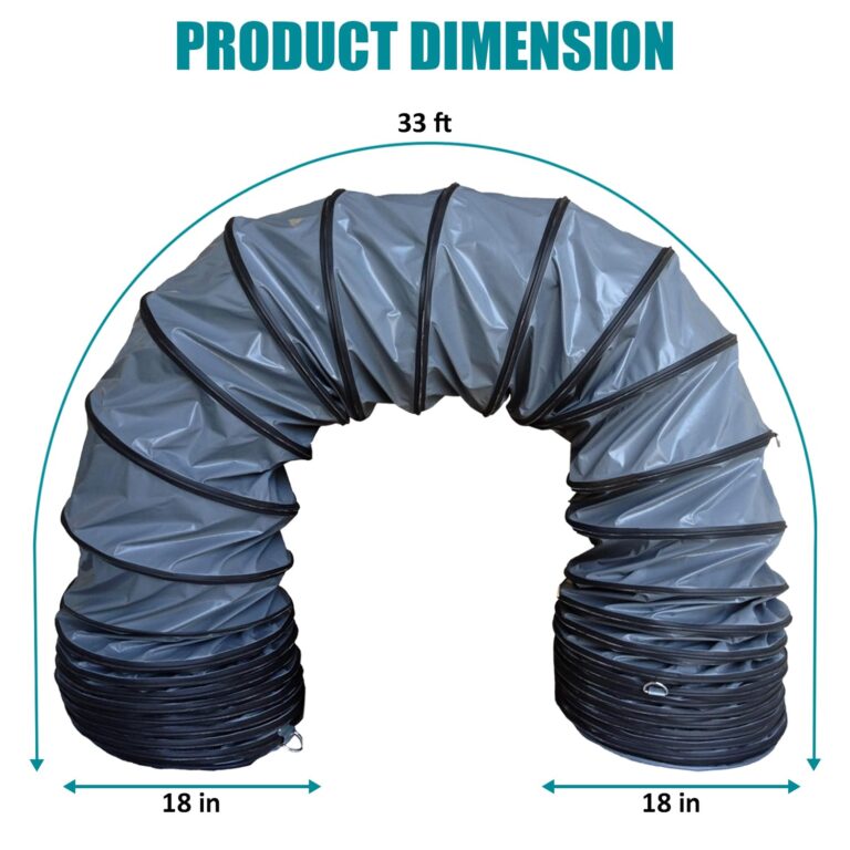 33FT Premium PVC Flexible Duct Hosing for Exhaust Fan -20 to 180°F (18 Inch ID) - Image 6
