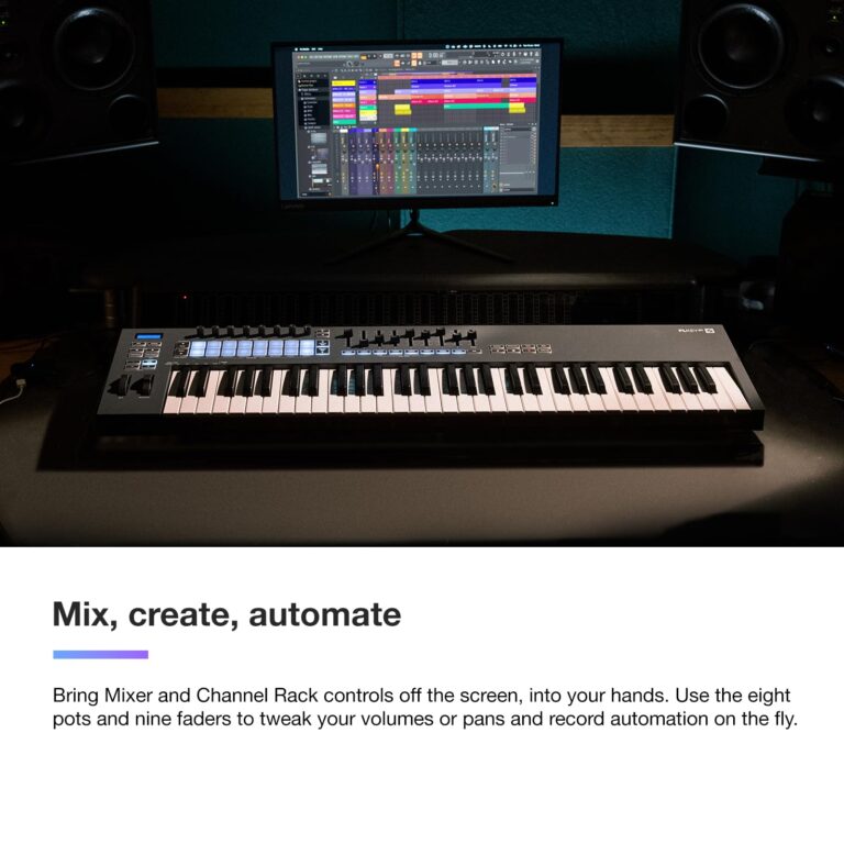 Novation FLkey 49 MIDI Keyboard - Seamless FL Studio Integration with Chord Mode and Scale Mode. All the software you need for Music Production - Image 5