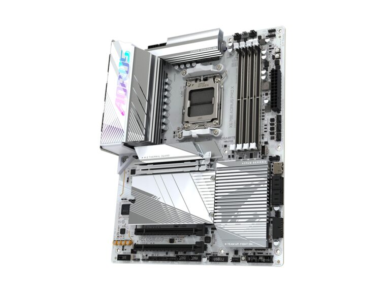 GIGABYTE X670E AORUS PRO X (AM5/ LGA 1718/ AMD/ X670E/ EATX/ 5-Year Warranty/ DDR5/ Quad M.2/ PCIe 5.0/ USB 3.2 Gen2X2 Type-C/WiFi 7/ Intel 2.5GbE LAN/Q-Flash Plus/EZ-Latch Plus/Motherboard) - Image 5