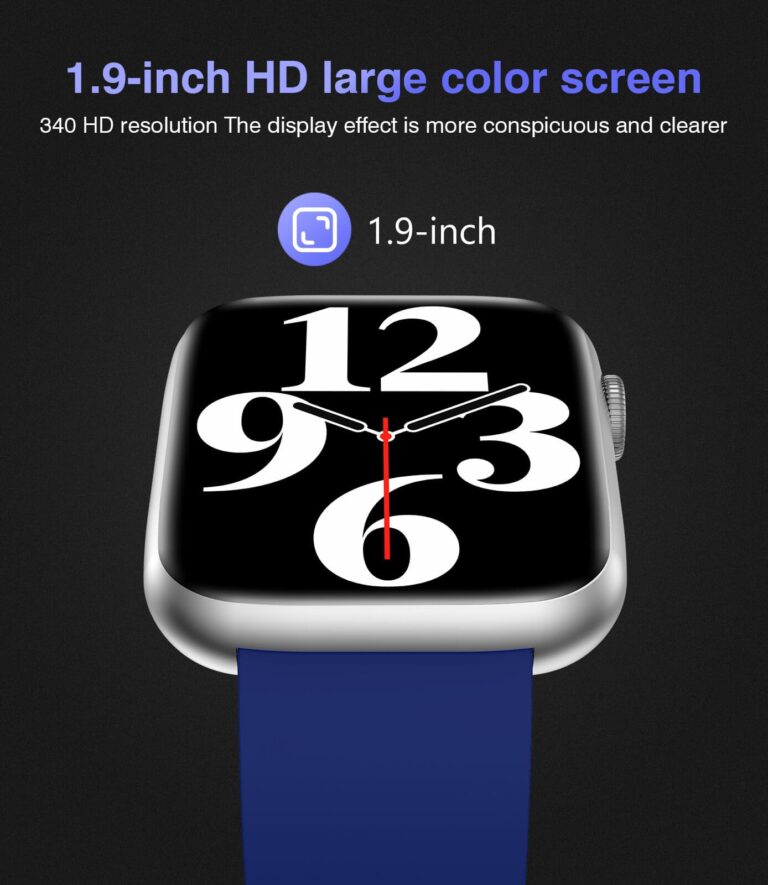 EarlySincere Smart Watches for Men Women(Answer/Make Call), 1.9'' HD Full Touch Screen Fitness Tracker, IP67 Waterproof Smartwatch with Heart Rate, Blood Oxygen for Android and iPhone - Image 7