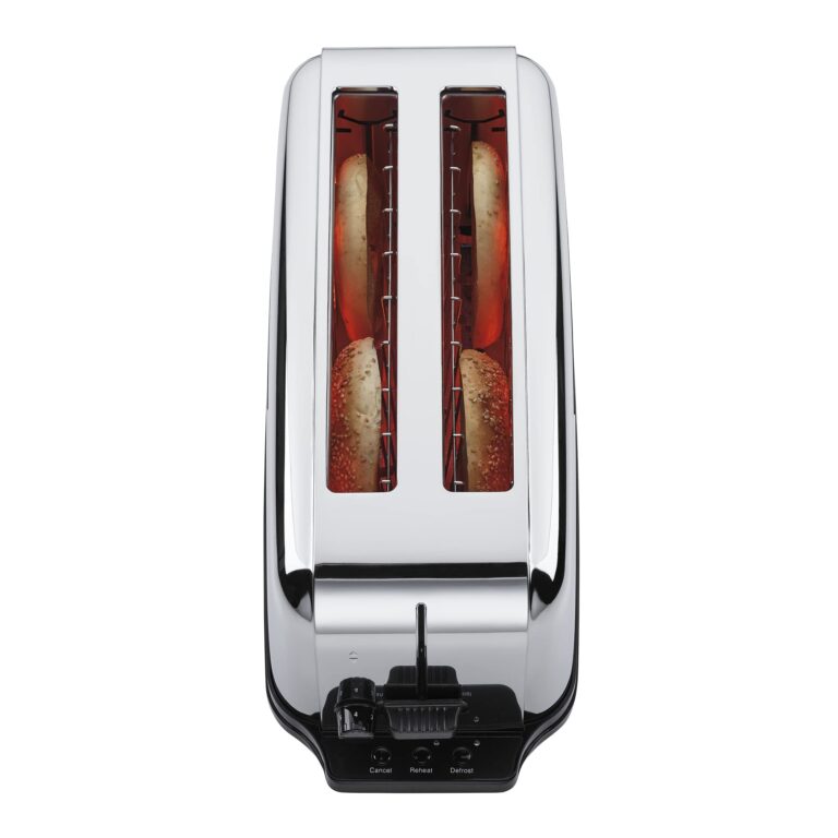 Waring Commercial WCT704 4 Slice Extra Long Slot Light Duty Pop-Up Toaster, 120V, 5-15 Phase Plug - Image 7