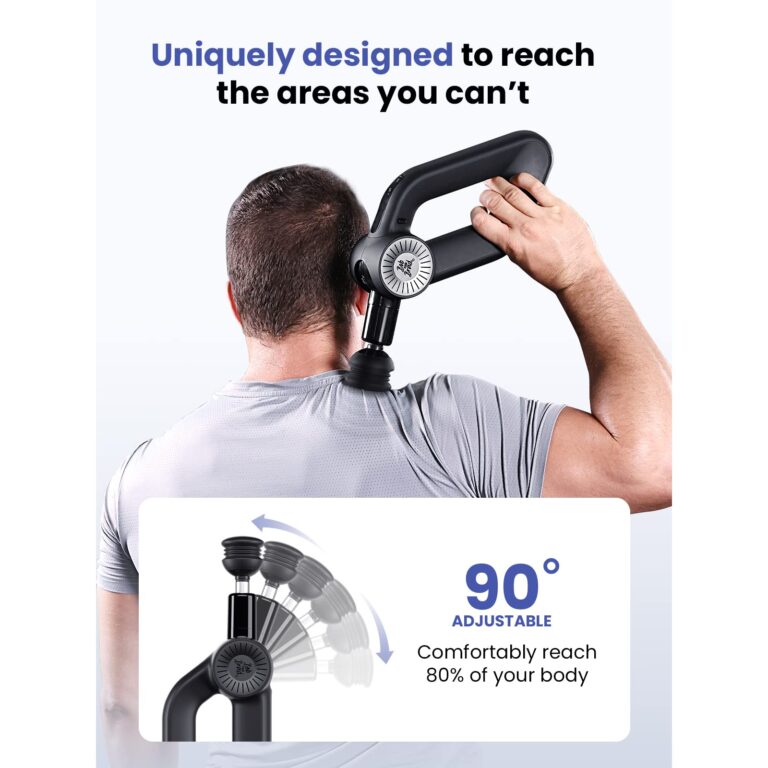 BOB AND BRAD D6 Pro Massage Gun Deep Tissue Percussion with 16mm Amplitude, Professional Muscle Massager for Athletes Pain Relief, Quiet Electric Back Massager, FSA and HSA Eligible, Gifts for Him - Image 7