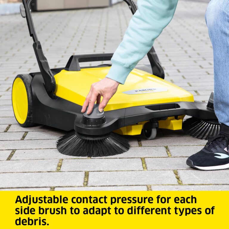 Kärcher - S 6 Twin Walk-Behind Outdoor Hand Push Floor Sweeper - 10 Gallon Capacity - 33.9" Sweeping Width - Sweeps up to 32,300 Square Feet/Hour - Image 5