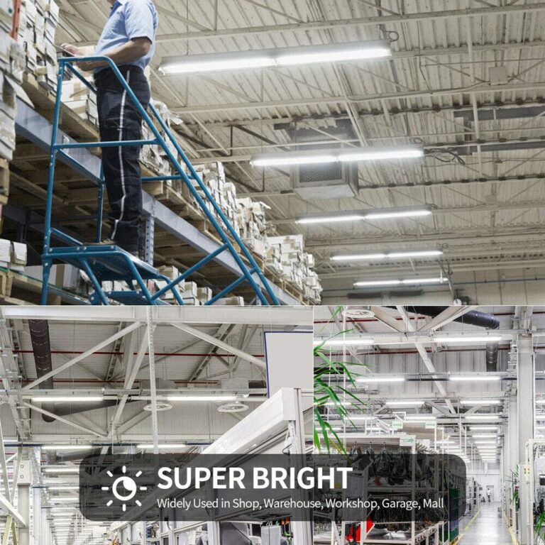 FTUBET (6-Pack), 8FT LED Shop Light, Super Bright 120W Shop Lights, 18800LM 5000K 8 Foot Led Lights, Linkable 96" Shop Lights Lighting for Garage with Plug, U Shape T8 8' Led Light Fixtures - Image 4
