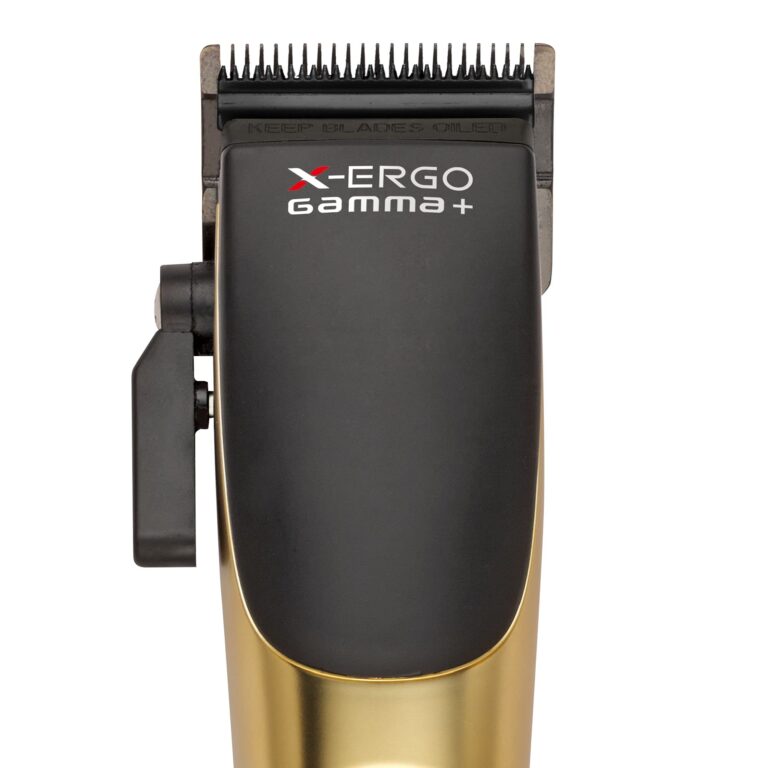 GAMMA+ X-Ergo Professional Cordless Hair Clipper 9V Microchipped Magnetic Motor, 3 Custom Lids in Matte Chrome, Gold, Rose Gold - Image 3
