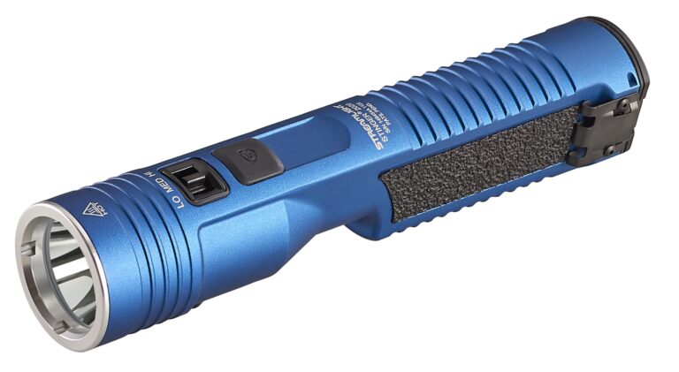 Streamlight 78131 Stinger 2020 2000-Lumen Rechargeable Professional Flashlight with 120V AC/12V DC 1 Holder Charger, Blue