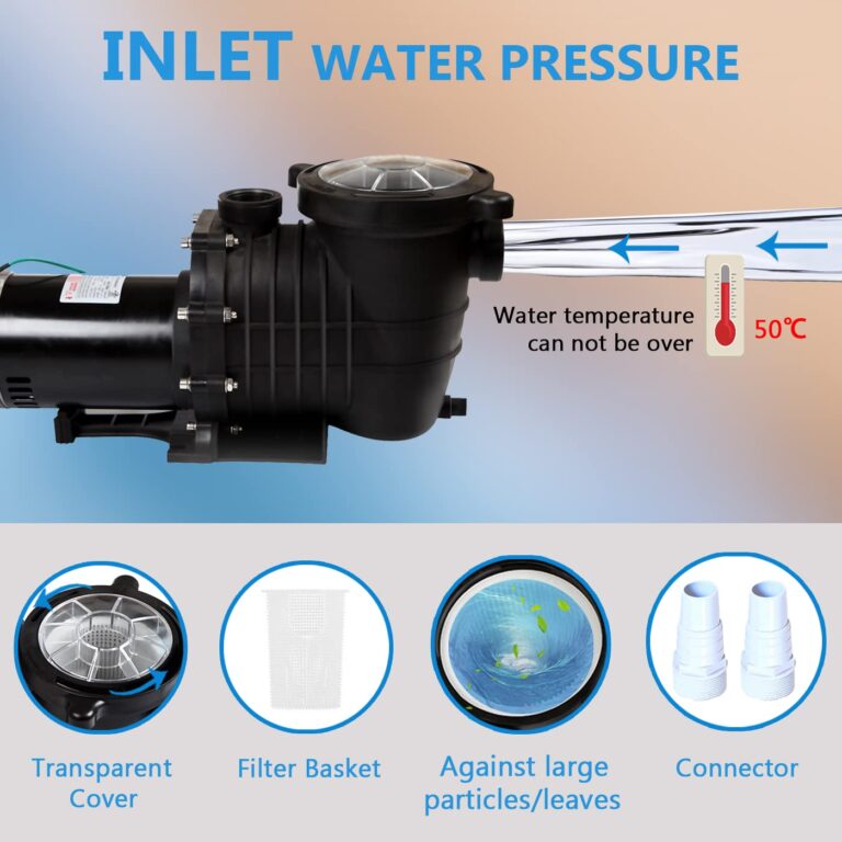 TOPWAY 2HP 110v Swimming Pool Pump 111GPM Filter Garden lnground and Above Ground Pools Water Pump - Image 3