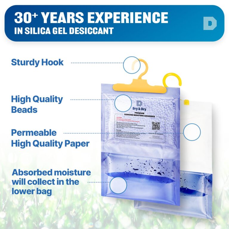 Dry & Dry 92 Packs [Net 14 Oz/Pack] Moisture Absorbers for Home, Basement & Bedroom - Small Dehumidifiers - Image 2