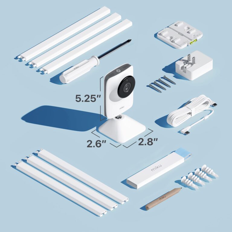Miku Pro (Upgraded) Smart Baby Monitor Camera & Wall Mount, Real Time Breathing & Sleep Tracking, Contact Free, Instant Alerts, Safe Sleep, Requires Additional Monthly Membership - Image 3