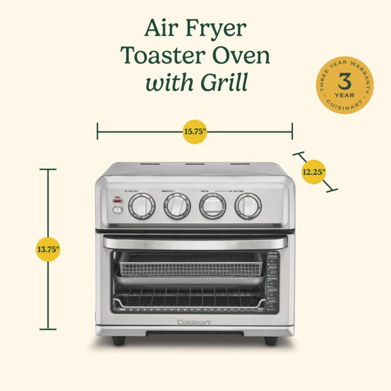 Cuisinart Air Fryer + Convection Toaster Oven, 8-1 Oven with Bake, Grill, Broil & Warm Options, Black Stainless Steel, TOA-70BKS - Image 2
