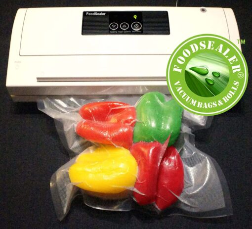 500 Pcs 5Mil 10” x 14" Gallon Food Sealer Commercial Food Grade BPA Free Vacuum Sealer Bags for your Cabela's Sealer, Food Saver Vacuum Sealer, Food Sealer Vacuum Sealer, Seal Vacuum A Meal, Weston Vacuum Sealer, Freezable, Microwave Safe, Sous Vide Cooki - Image 2