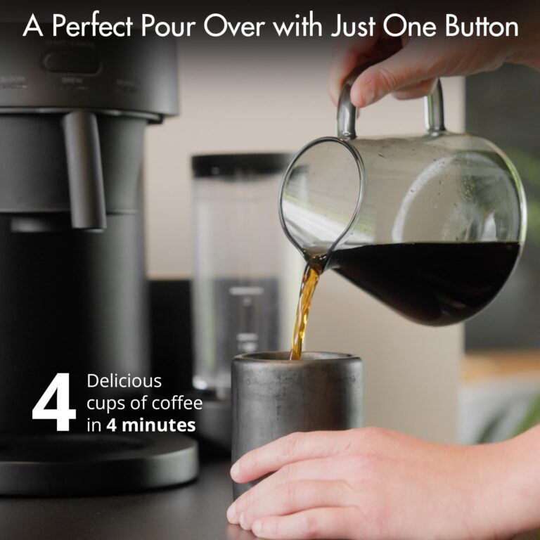 Ratio Four Coffee Machine - Coffee Maker with Removable Water Tank - Drip Coffee Maker with 4 Minute Brew Time - 5-20 Ounce Single-Serve Coffee Maker - 11.5”H x 7.5”W - Image 4