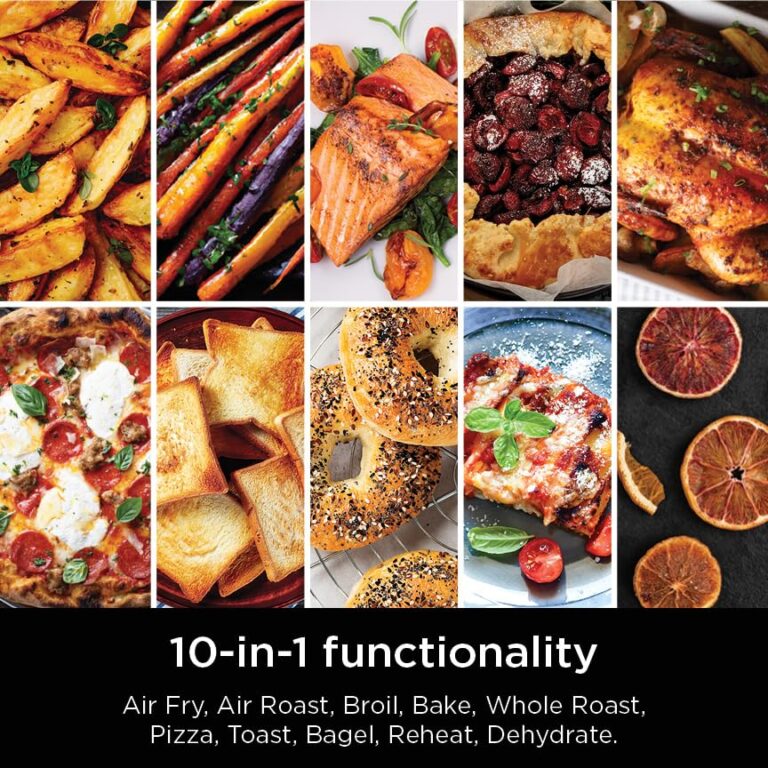 Ninja Air Fryer & Toaster Oven, Prestige Smart XL, Countertop Oven, Bakes up to 20 Cookies, Fits up to a 12lb Turkey, Pizza, Toast, Bake, Air Fry & Reheat, 1800 Watts, Stainless Steel, DT501 - Image 10