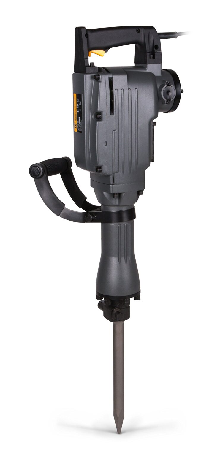 TR Industrial TR89105 Original Demolition Jack Hammer with Point and Flat Chisel Bit, Silver