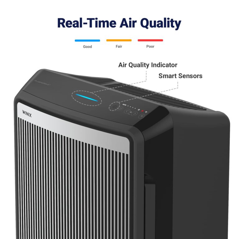 Winix 9800 4-Stage True Hepa Air Purifier with WiFi and PlasmaWave, 500 Sq Ft,Black,Large - Image 4