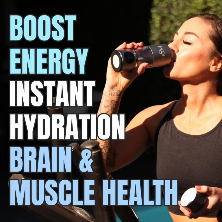 EVOLV Hydrogen Water Bottle Generator - SPE & PEM Water Ionizer 5.42PPM, Highest Concentrated Dose - 8oz Hydrogenated Water Bottle for Improved Energy & Inflammation Support - Convenient & Easy to Use - Image 3