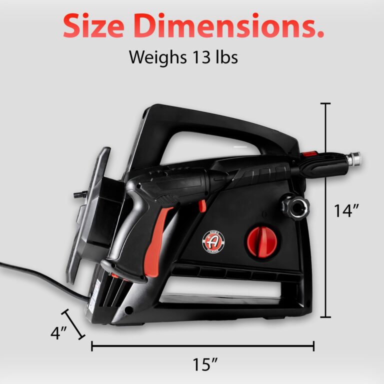 Adam's Polishes Compact Pressure Washer - Powerful, Lightweight, Portable Electric Pressure Washer Sprayer | Max 1500 PSI, 1.2 GPM | for Car Home Auto Patio RV Motorcycle & Garage - Image 5