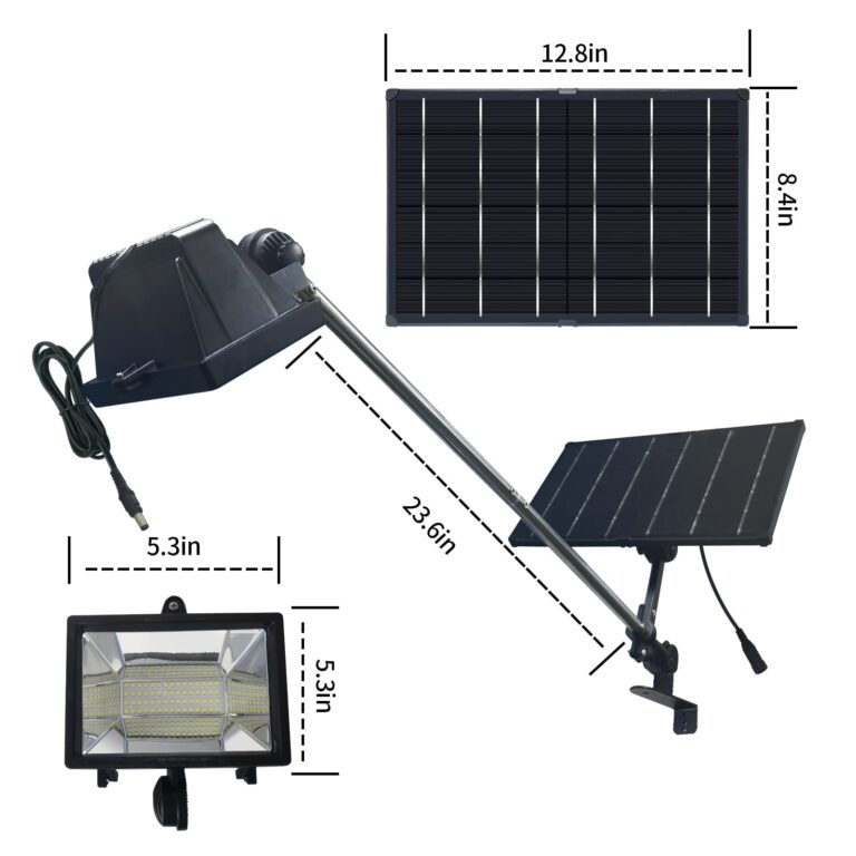 Solar Billboard Light,Metal Aluminum Lamp Heads Solar Sign Light ,12W 12000AMH Li-on Battery, 60 LED Super Bright Llight , Used for Real Estate Signs, Commercial, Advertising, Highway Sign Lighting - Image 7