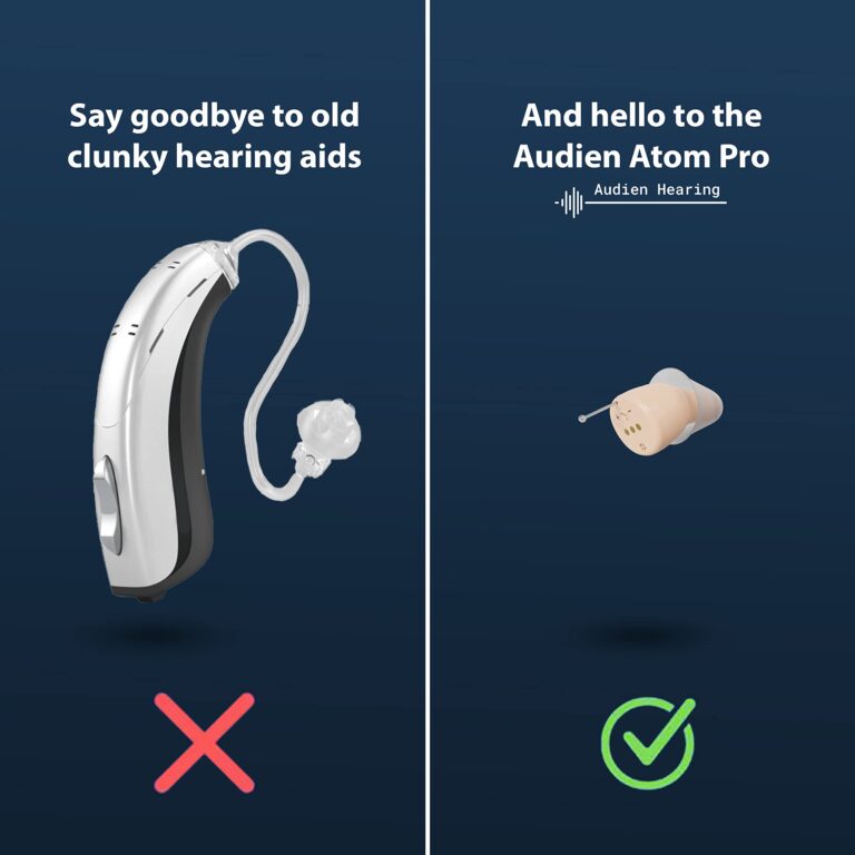 Audien ATOM PRO Wireless Rechargeable Hearing Amplifier to Aid and Assist Hearing, Premium Comfort Design and Nearly Invisible - Image 6