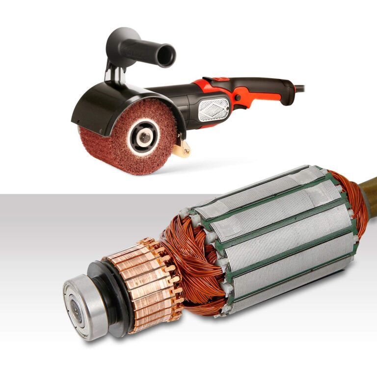 Burnishing Polishing Machine, ZFE 1200W 110V Burnishing Polishing Machine Polisher/Sander Set with 4PCS Non-woven Burnishing Wheels (80# 120# 240# 360#) for Metal and Stainless Steel Polishing - Image 5