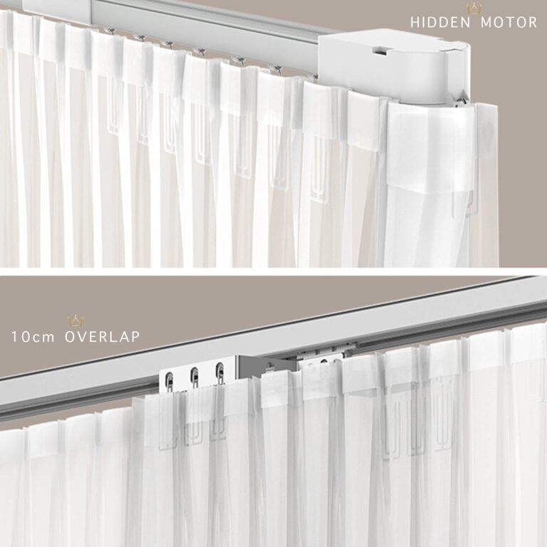 Quoya Smart Electric Curtain Track AT5810【Up to 7m (275inches)- Motorised and Adjustable 】, with Automated Rail Motor with App, Voice, Remote Control, Compatible with Alexa, Google and Siri - Image 5