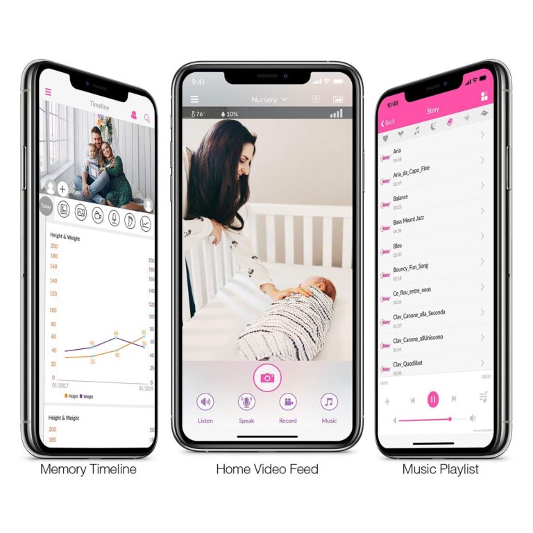 iBaby Smart WiFi Baby Monitor M8 Lite, 1080P Full HD Camera, Two Way Talk, Temperature Sensor, Night Vision, Wake Up and Bedtime Music, Remote Pan and Tilt with Smartphone App for Android and iOS - Image 2