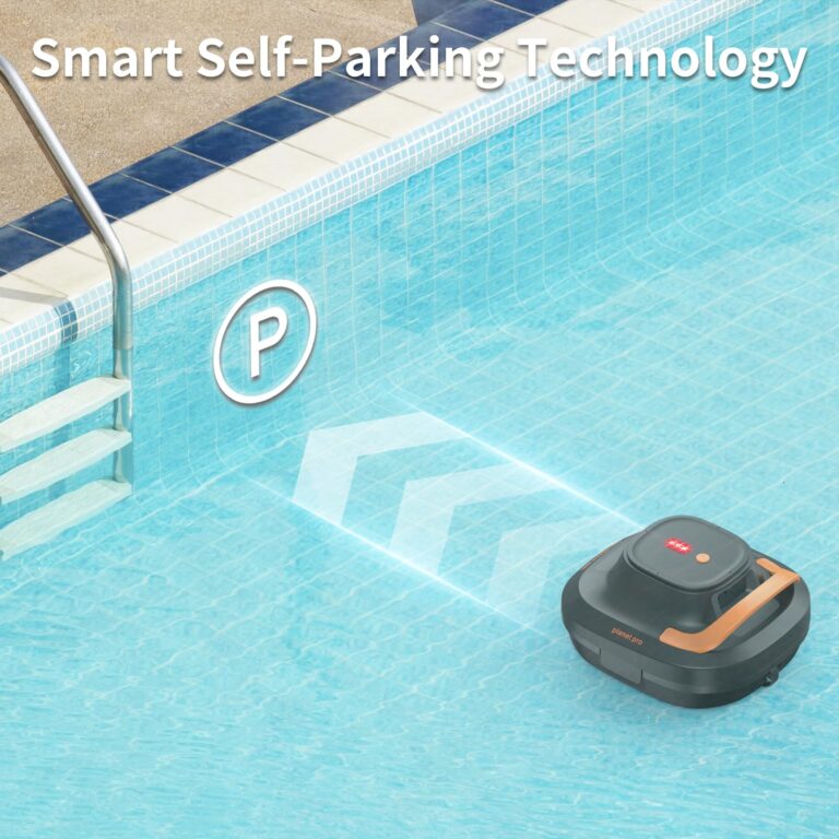 CoasTeering Cordless Robotic Pool Vacuum Cleaner, Robot Pool Vacuum for Above Ground Pools, with 120 Mins Runtime, Dual Brushless Motors, Ideal for Swimming Pools up to 1292 Sq.Ft - Image 4