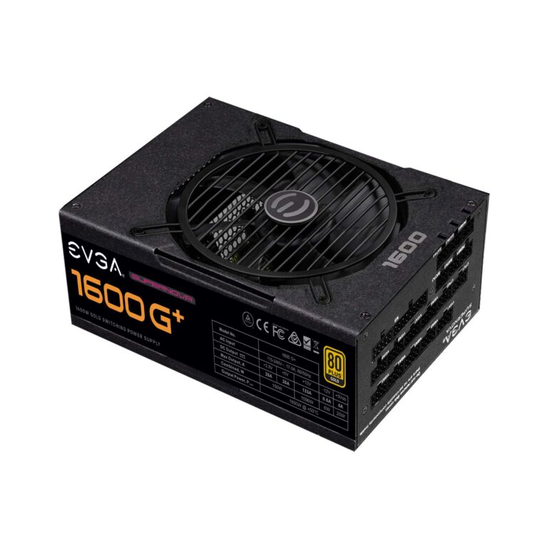EVGA Supernova 1600 G+, 80+ Gold 1600W, Fully Modular, 10 Year Warranty, Includes Free Power On Self Tester, Power Supply 220-GP-1600-X1 - Image 6