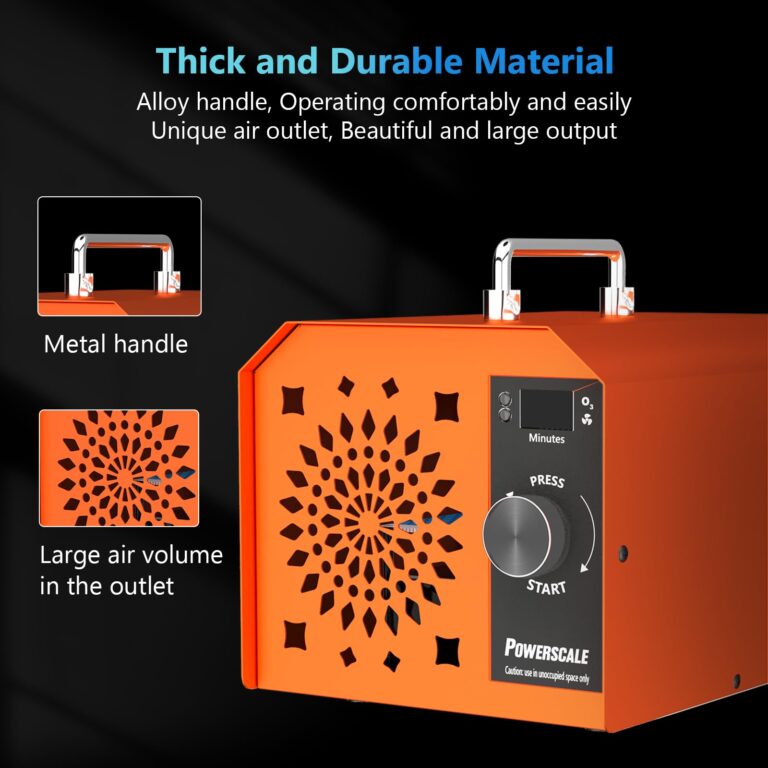 Powerscale Commercial Ozone Machine 250,000mg/h Odor Removal Intelligent Control Ozone Generator Odor Eliminator OZB3 for Large Homes Offices High Capacity Ozone Air Purifier to 21,000sq.ft. Orange - Image 5