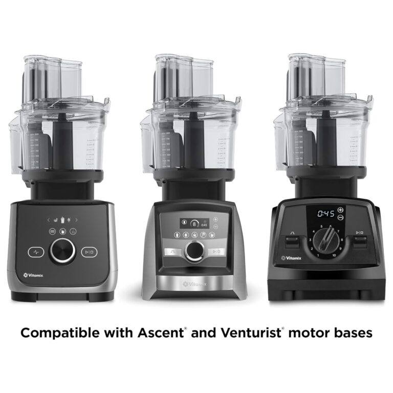 Vitamix 12-Cup Food Processor Attachment with SELF-DETECT™, Compatible with Ascent and Venturist Series, Black - Image 9