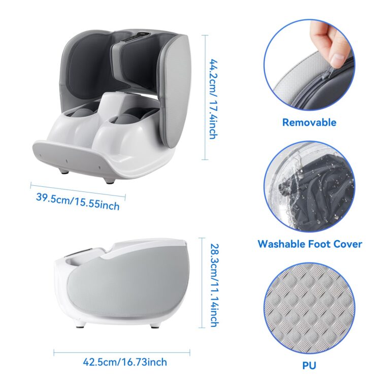 HMMSYLVA Foldable Foot and Calf Massager,2 in 1 Foot and Calf Massager with Heat for Fatigue Relief,Gifts for Men,Women - Image 2