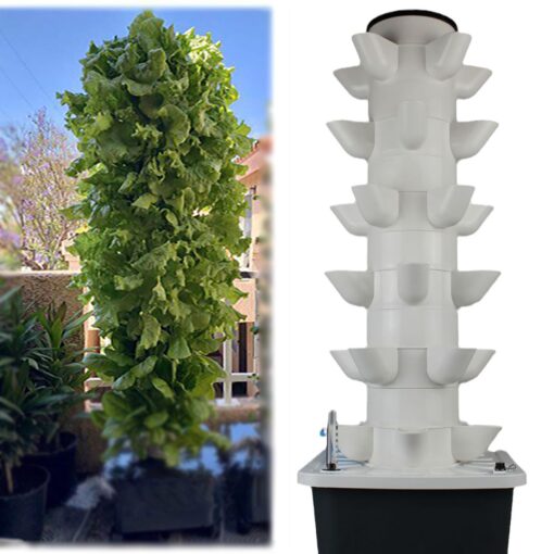 Hydroponics Growing System Kit Tower,Best Large Herb Garden Lettuce Tomato Vegetable Herb Outdoor Indoor Hydroponics Growing System