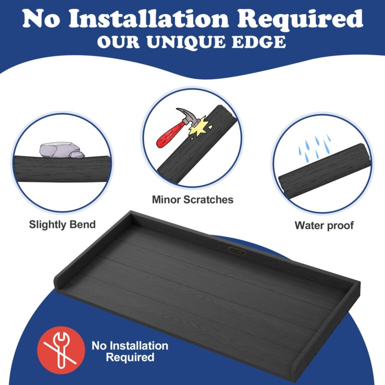 ClimbHope Washer Dryer Countertop HDPE No Installation - Washer and Dryer Topper Covers for The Top Laundry Room Organization and Storage Waterproof - Image 5