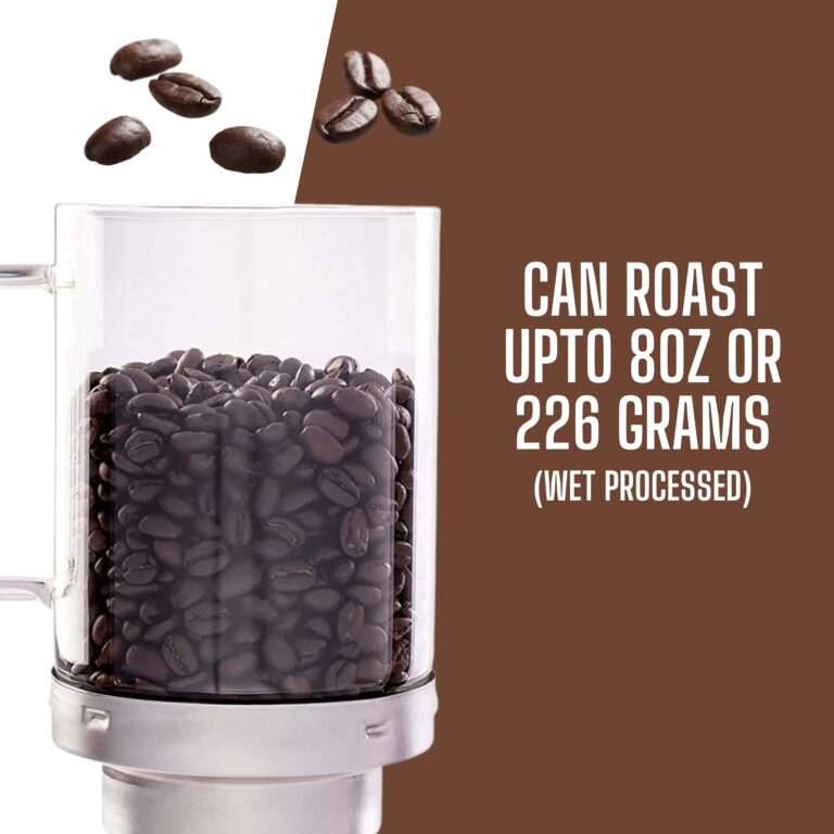 Fresh Roast SR800 Automatic Coffee Bean Roaster - Roast Coffee At Home - Variable Heat Settings - Convection Fan Control - Digital Status Display - Speed Roasting System - The Freshest Roast On Earth - Image 5