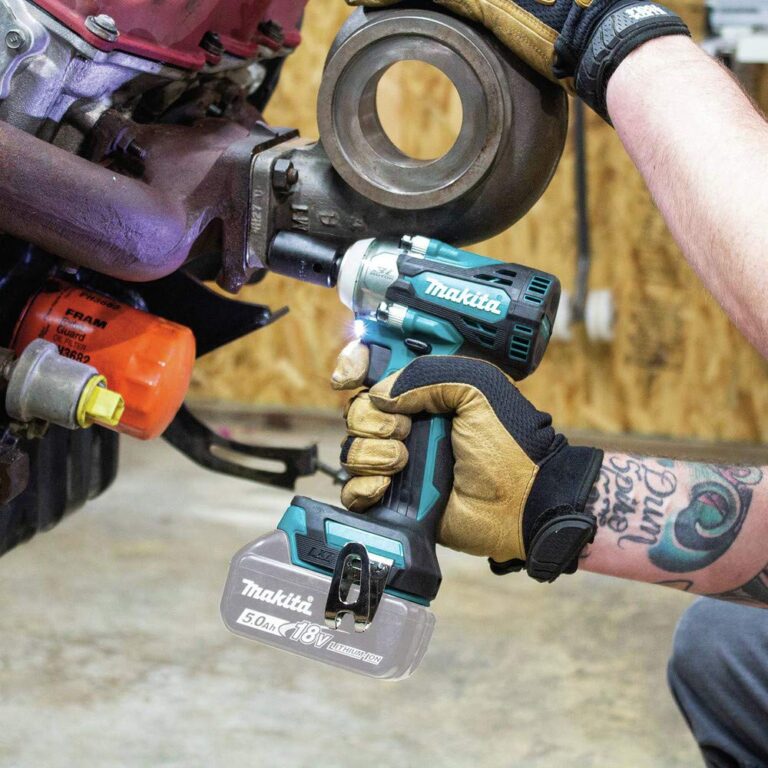 Makita XWT14Z 18V LXT Lithium-Ion Brushless Cordless 4-Speed 1/2" Sq. Drive Impact Wrench w/Friction Ring Anvil, Tool Only - Image 2