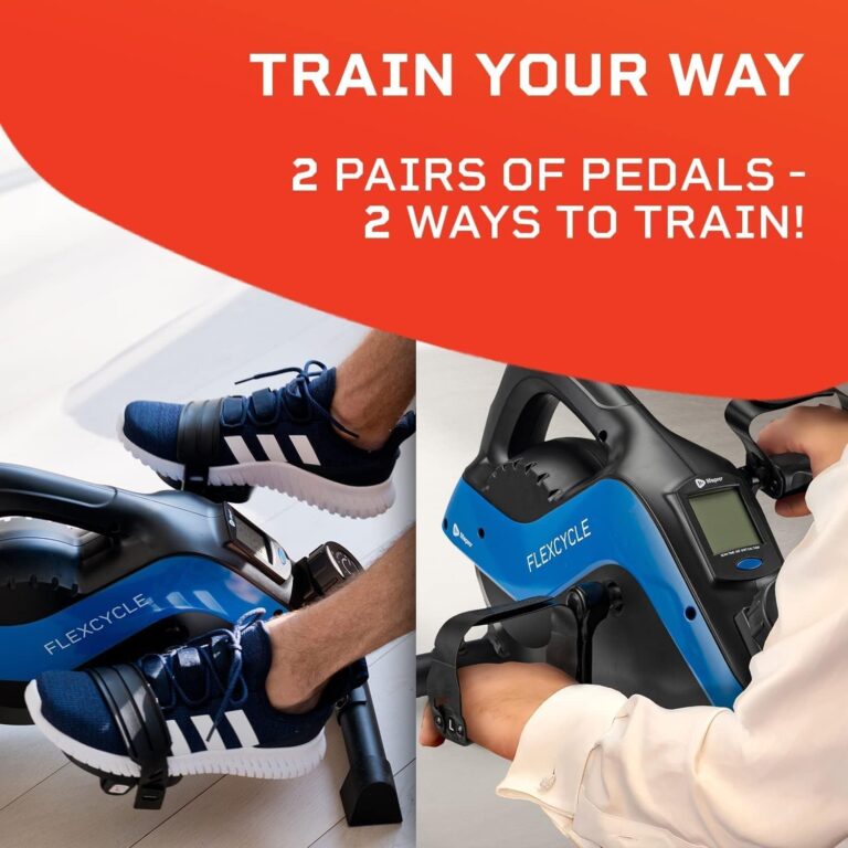 Lifepro 3-in-1 Under Desk Cycle Pedal Exerciser with Resistance Bands - Arm, Foot and Leg Exerciser While Sitting for Seniors- Mini Under Desk Bike Pedal Exercise Machine Workout with Fitness app - Image 2