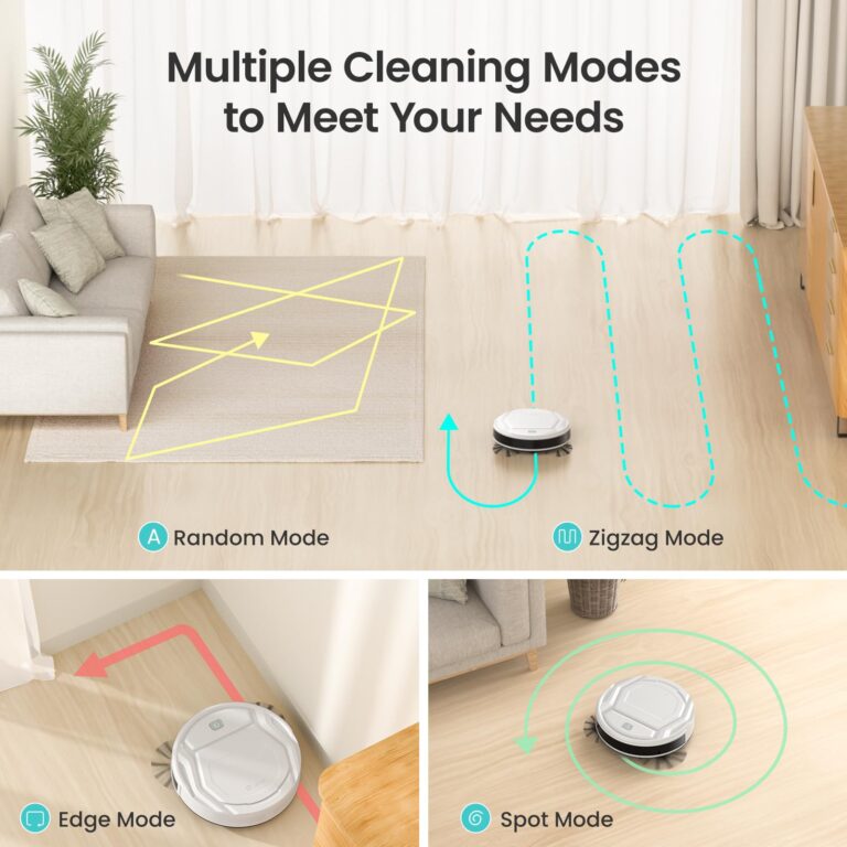 Lefant Robot Vacuum Cleaner, Strong Suction, 120 Mins Runtime, Slim, Low Noise, Automatic Self-Charging, Wi-Fi/App/Alexa Control, Ideal for Pet Hair Hard Floor and Daily Cleaning, M210 - Image 9