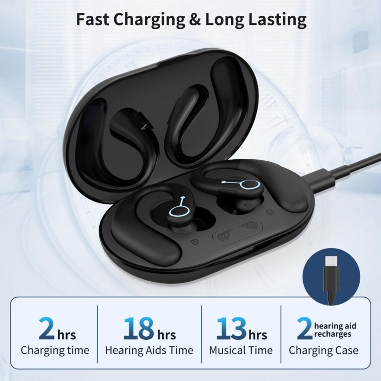 WASOCA Hearing Aids for Seniors, Hearing Aids Rechargeable with Bluetooth, Hearing Aid APP Control, Hearing Amplifier for The Hearing Loss, Hearing Your Voice. FSA or HSA Eligible - Image 2