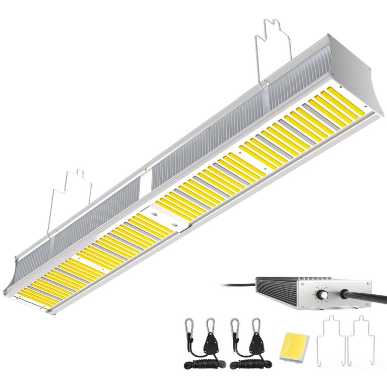 FARMLITE Grow Light Grow Lights for Indoor Plants Full Spectrum Growing Light Plant Hanging Growing Lamps with Samsung Daisy Chain Dimmable Board 4x4ft Coverage (320Watts)