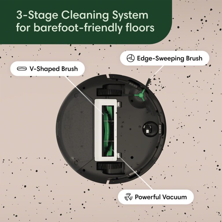 iRobot Roomba Vacuum 2 Essential Robot with AutoEmpty Dock, 3 Suction Levels, Latest Floor Tracking Sensors, and Compact Design (Black) - Image 8