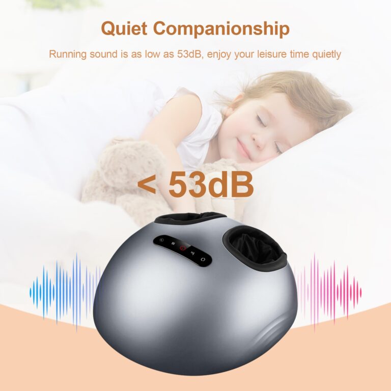 QXC Foot Massager Machine with Heat, Double Shear Massage Core, Shiatsu Feet Massager with Airbag Full Wrapped, Plantar Fasciitis Massage, Automatic Foot Kneading Points, Gifts for Family and Friends - Image 4