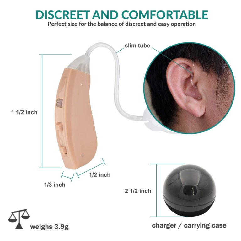OTC Hearing Aid to Assist Hearing of Adults and Seniors with Mild to Severe Hearing Loss, Rechargeable Hearing Aids with Noise Canceling, Neosonic B10 - Image 3