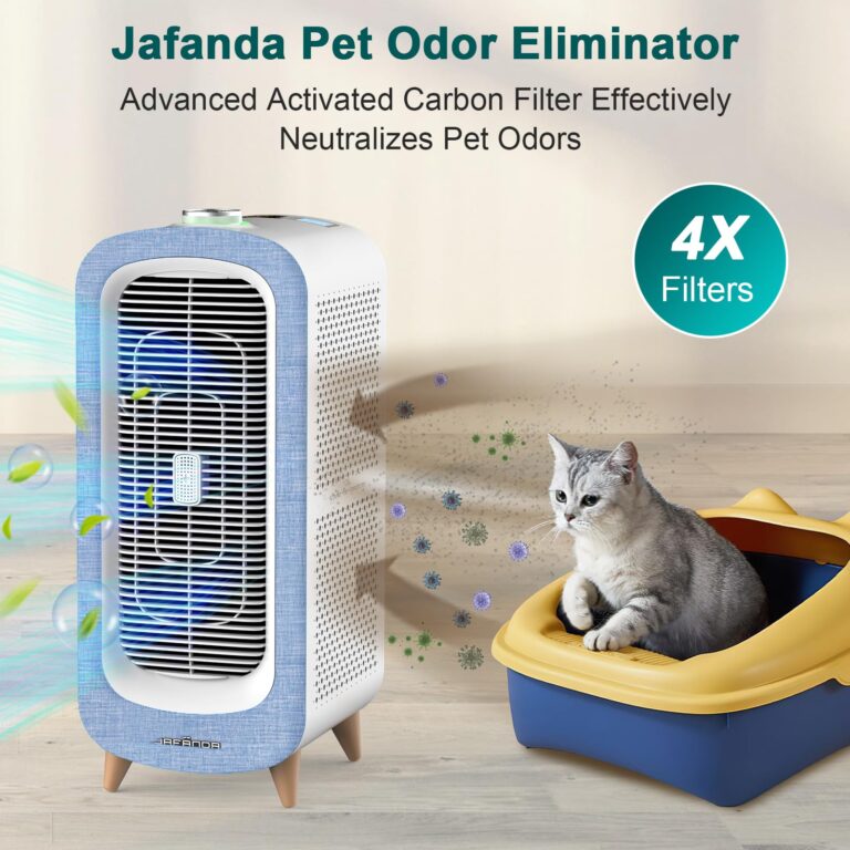 Jafända Large Air Purifiers for Home Pets, Pet Air Purifier up to 2105ft², Air Purifier for Allergies, True HEPA Air Filter Captures 99.97% of Pet Dander/Hair/Odors, Quiet Air Cleaner for Bedroom - Image 3