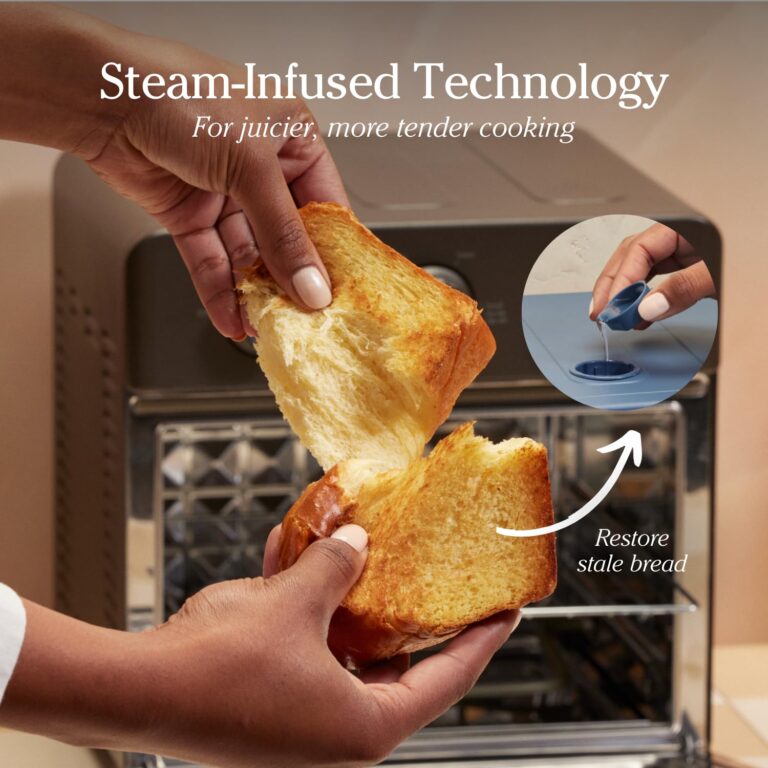 Our Place Wonder Oven | 6-in-1 Air Fryer & Toaster Oven with Steam Infusion | Compact, Countertop Friendly, Fast Preheat, Multifunctional | Air Fry, Toast, Roast, Bake, Reheat & Broil | Char - Image 3